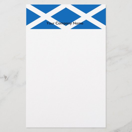 Stationery mit der Flagge Schottlands Briefpapier (Vorderseite)