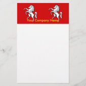Stationery mit der Flagge von Kent, England Briefpapier (Vorderseite)