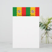 Stationery mit Flag Los Angeles, Kalifornien Briefpapier (Stehend Vorderseite)