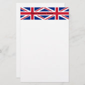 Stationery mit Flagge des Vereinigten Königreichs Briefpapier (Vorne/Hinten)