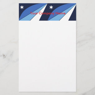 Stationery mit Flagge von Kolumbien, South Carolin Briefpapier
