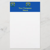 Stationery mit Flagge von Nevada Briefpapier (Vorderseite)