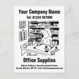 Stationery Office liefert Cartoon zur Personalisie Postkarte