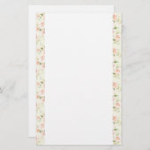 Stationery Paper Blush-Rose Briefpapier (Vorne/Hinten)