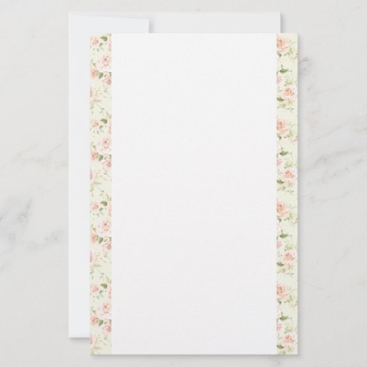 Stationery Paper Blush-Rose Briefpapier (Vorderseite)