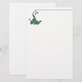 Stationery Paper-Peacock Briefpapier (Vorne/Hinten)