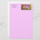 Stationery - Pink guara Briefpapier (Vorne/Hinten)