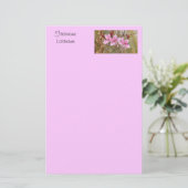 Stationery - Pink guara Briefpapier (Stehend Vorderseite)