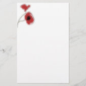 Stationery poppy briefpapier (Vorderseite)
