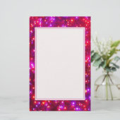 Stationery "Rosy Sparkle" Briefpapier (Stehend Vorderseite)