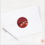 Stationery Runder Aufkleber<br><div class="desc">Weitere Weihnachtsdesigns von Sandra</div>