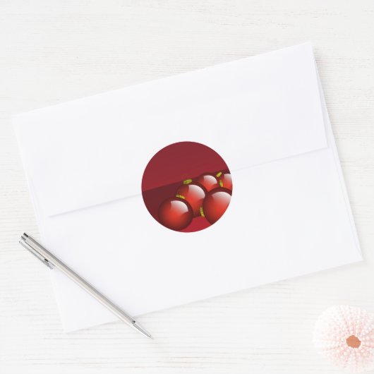 Stationery Runder Aufkleber (Umschlag)
