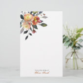 Stationery Sheets Briefpapier (Stehend Vorderseite)