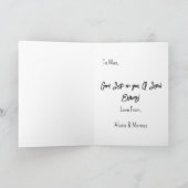 Stationery Viel Glück in Ihren Prüfungen GCSE ALev Karte (Innenseite)