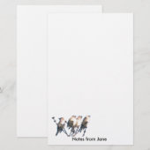 Stationery - WaxWing - Notizen von ... Briefpapier (Vorne/Hinten)