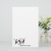 Stationery - WaxWing - Notizen von ... Briefpapier (Stehend Vorderseite)