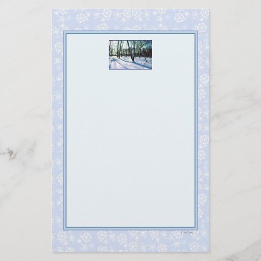 Stationery "Winter Wonderland" Briefpapier (Vorderseite)