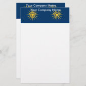 Stationery with Flag of Macedonia, Greece Briefpapier (Vorne/Hinten)