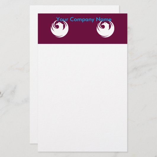 Stationery with Flag of Phoenix, Arizona Briefpapier (Vorne/Hinten)