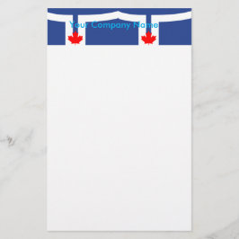 Stationery with Flag of Toronto, Canada Briefpapier