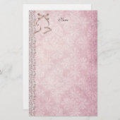 Stationery Zizzago Vintag antike Retro Briefpapier (Vorne/Hinten)