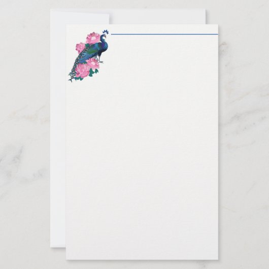 Stationierpapier Pfau Briefpapier (Vorderseite)