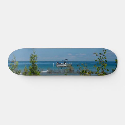 Stationiert auf der Mackinac Skateboard (Horizontal)