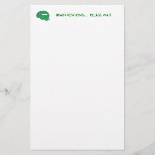 Stationierung "BRAIN REWIRD" Briefpapier