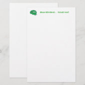 Stationierung "BRAIN REWIRD" Briefpapier (Vorne/Hinten)