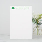 Stationierung "BRAIN REWIRD" Briefpapier (Stehend Vorderseite)