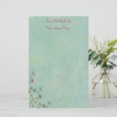 Stationierung der Blume im Frühjahr Briefpapier (Stehend Vorderseite)