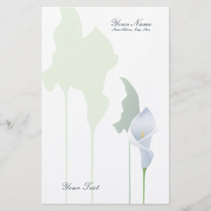 Stationierung der Calla Lily Briefpapier