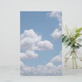 Stationierung der Märchenwolken Briefpapier (Stehend Vorderseite)