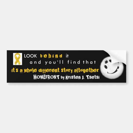 Stationierung ist surreal. autoaufkleber (Vorne)