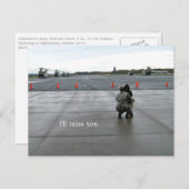 Stationierung Postkarte (Vorne/Hinten)