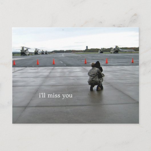 Stationierung Postkarte (Vorderseite)