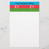 Stationierung unter der Flagge Aserbaidschans Briefpapier (Vorderseite)