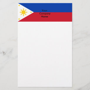 Stationierung unter der Flagge der Philippinen Briefpapier