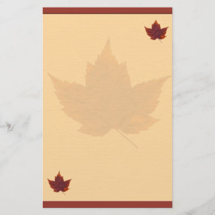 Stationierung von Herbstleaf Briefpapier
