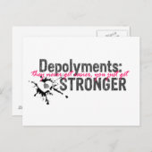 Stationierungen erhalten Sie STROnGER Postkarten (Vorne/Hinten)