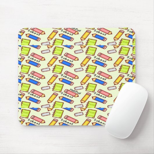Stationierungsmuster auf Gelb Mousepad (Mit Mouse)