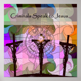 Stations of the Cross 11 Poster