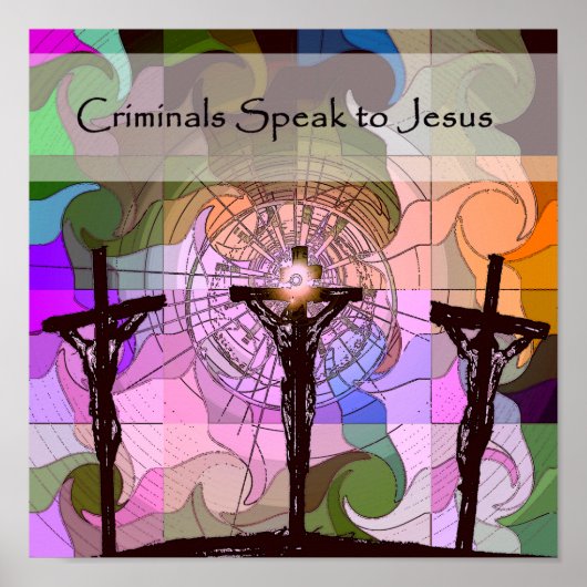 Stations of the Cross 11 Poster (Vorne)