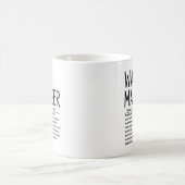 Stationsleiter Kaffeetasse (Mittel)