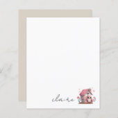 Stationspapier mit personalisiertem Namen (Vorne/Hinten)