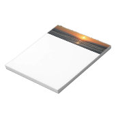 Stationspapier zum Sonnenuntergang-Foto Notizblock (Rotiert)