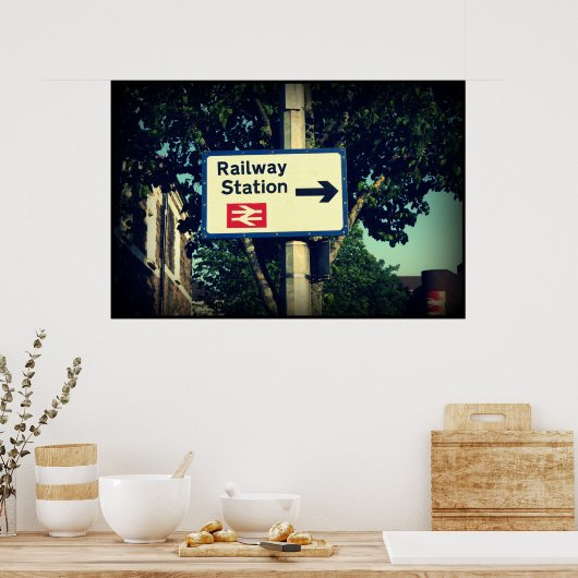 Stationszeichen Poster (Küche)