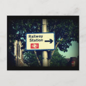 Stationszeichen Postkarte (Vorderseite)