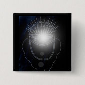 Statisch Elektrizität Button (Vorderseite)