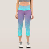 Statisch zwischen den Sternen Capri Leggings (Vorderseite)